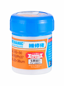 MECHANIC XG50 паста паяльная (Sn63/Pb37,35г)